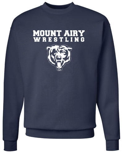 Mount Airy Middle School Crewneck Sweatshirt - Blue - 5KounT