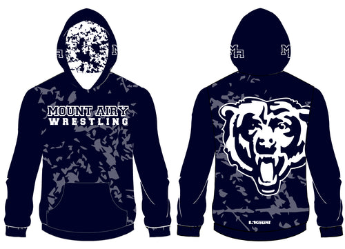 Mount Airy Middle School Sublimated Hoodie - Blue - 5KounT