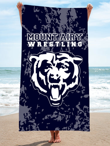 Mount Airy Middle School Sublimated Beach Towel - 5KounT2018