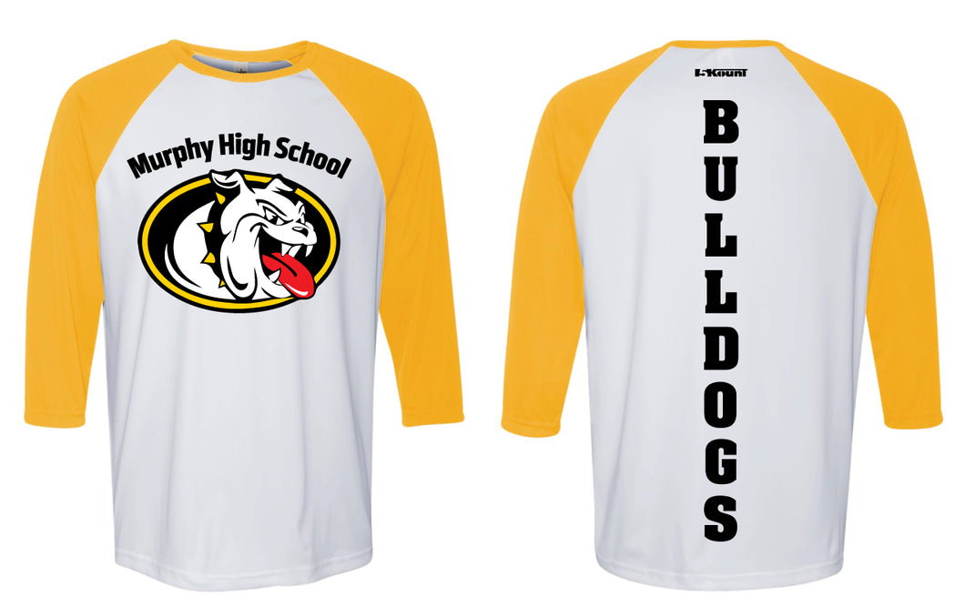 Murphy HS Baseball Shirt - Athletic Gold/White - 5KounT