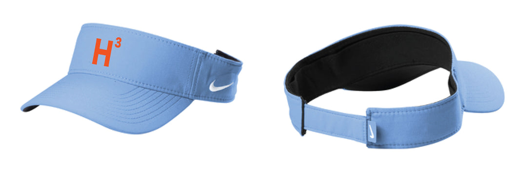 H3 Field Hockey Adjustable Nike Visor - Carolina Blue