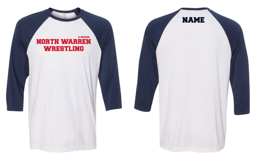 North Warren Wrestling Baseball Shirt - 5KounT2018