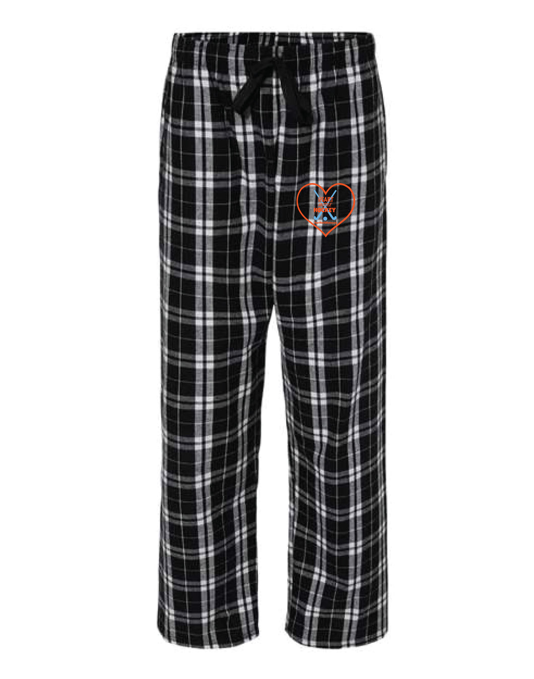 H3 Field Hockey Flannel Pajama Pants - Black/White - 5KounT