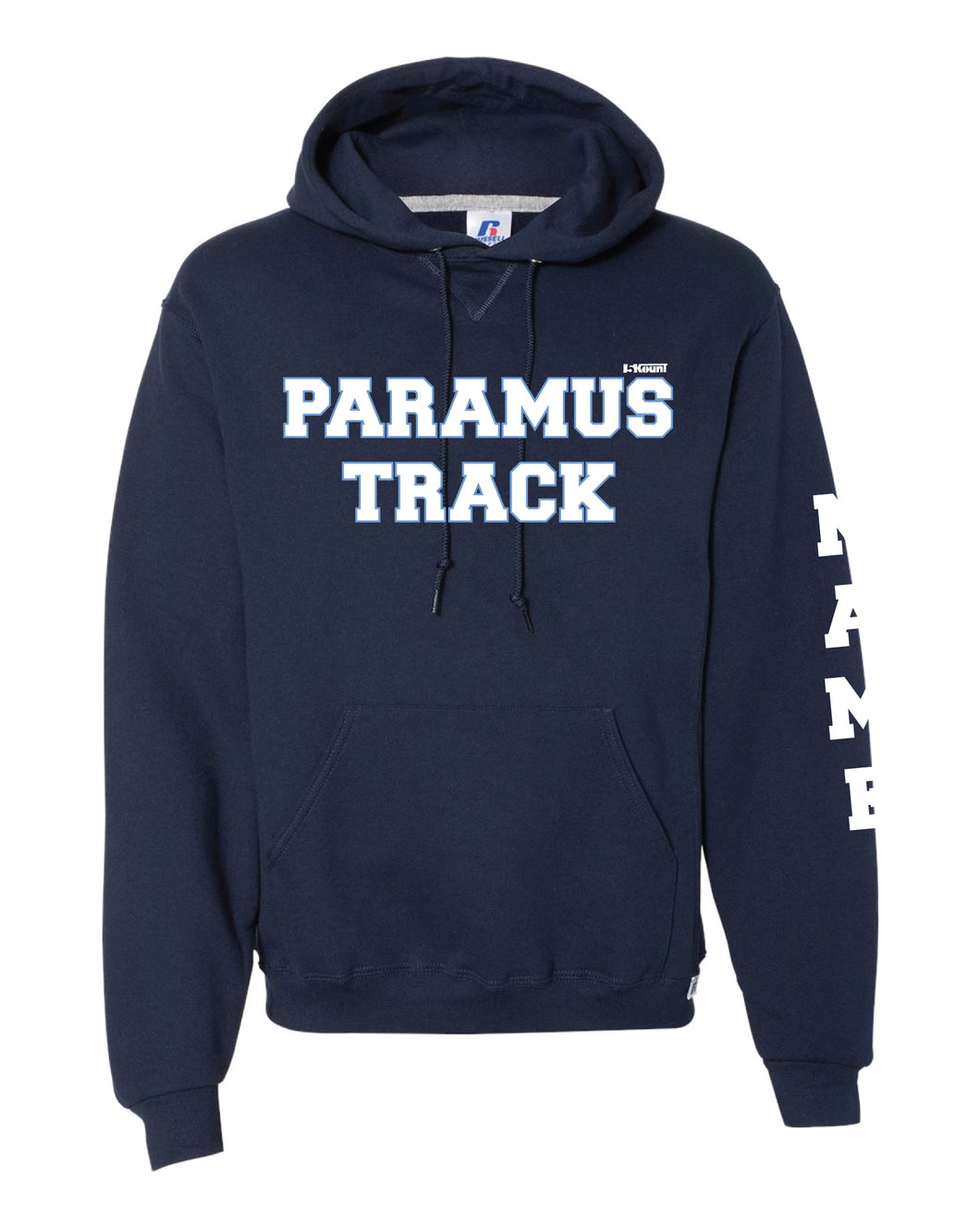 Paramus Track Russell Athletic Cotton Hoodie - Navy - 5KounT2018