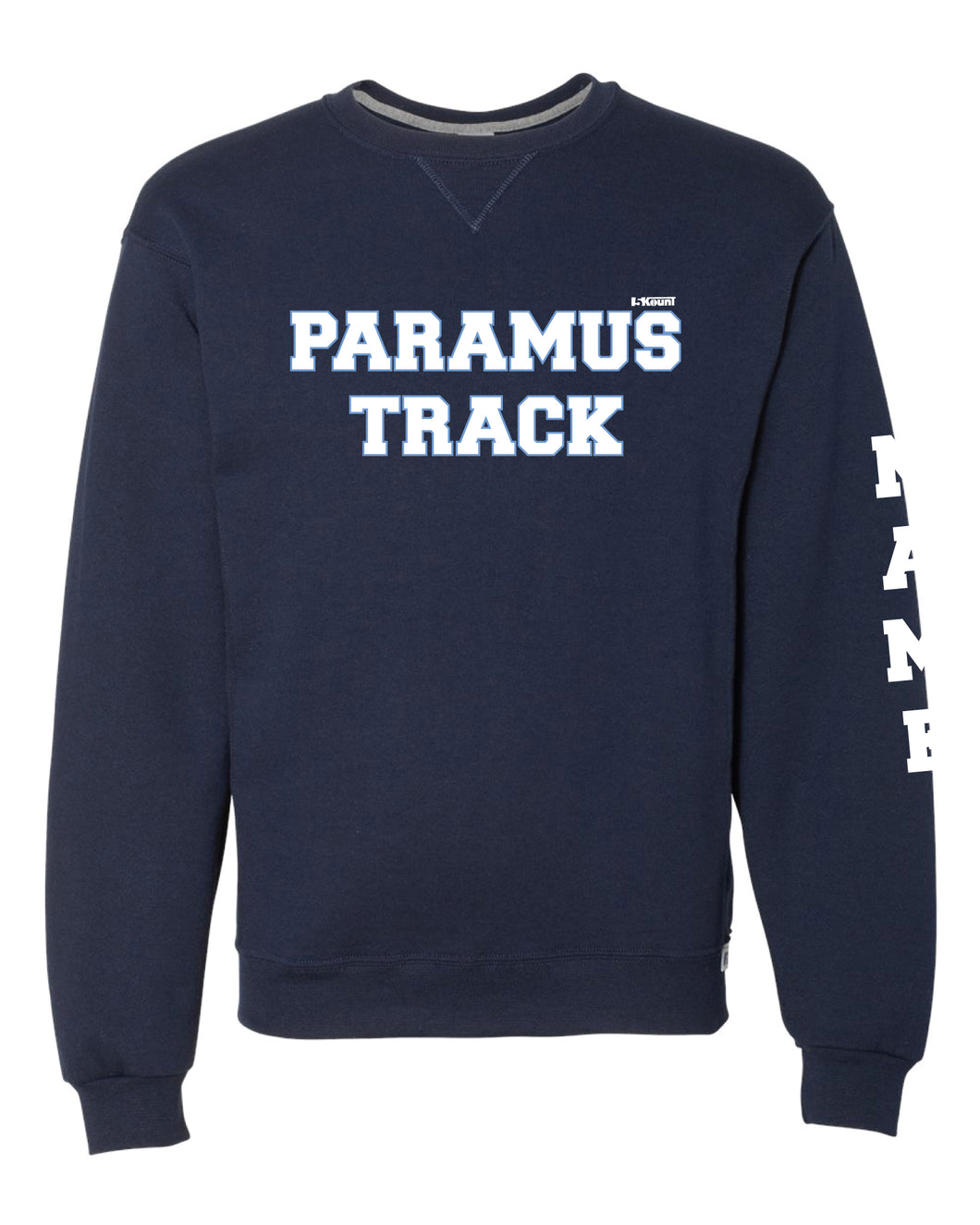 Paramus Track Russell Athletic Cotton Crewneck Sweatshirt - Navy - 5KounT2018