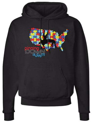 Pinning Down Autism Cotton Hoodie - 5KounT