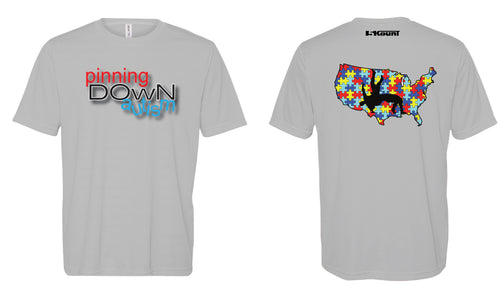 Pinning Down Autism DryFit Performance Tee - 5KounT