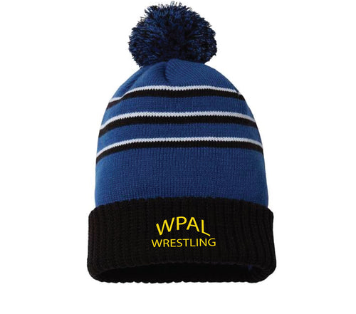 WPAL Wrestling Pom Beanie - Royal - 5KounT