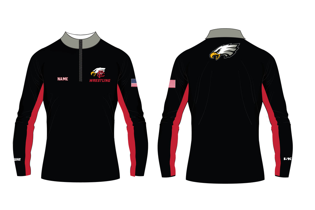 Eagle Wrestling Sublimated Quarter Zip - Design 2 - 5KounT