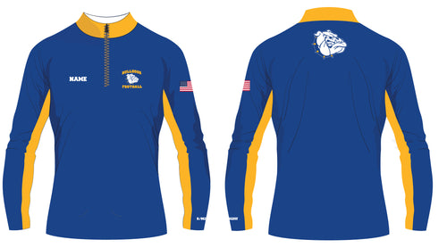 BBYC Bulldogs Football Sublimated Quarter Zip