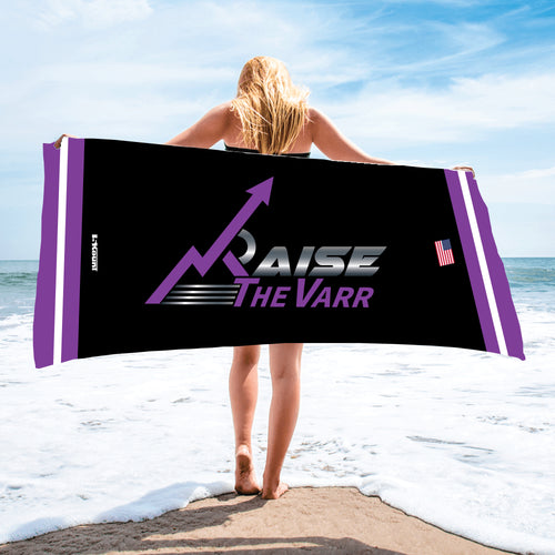 RaiseTheVarr Sublimated Beach Towel - 5KounT2018