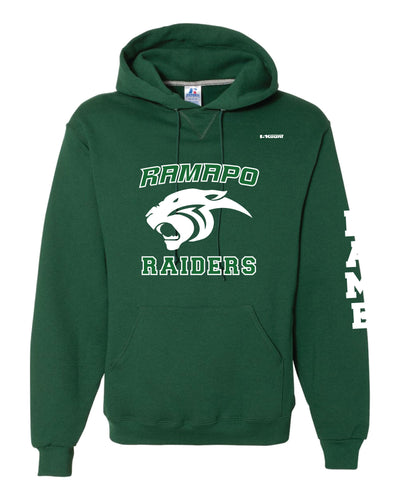 Ramapo Raiders Russell Athletic Cotton Hoodie - Green - 5KounT2018