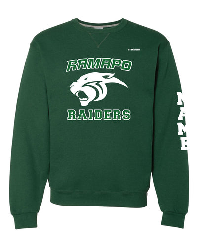 Ramapo Raiders Russell Athletic Cotton Crewneck Sweatshirt - Green - 5KounT2018