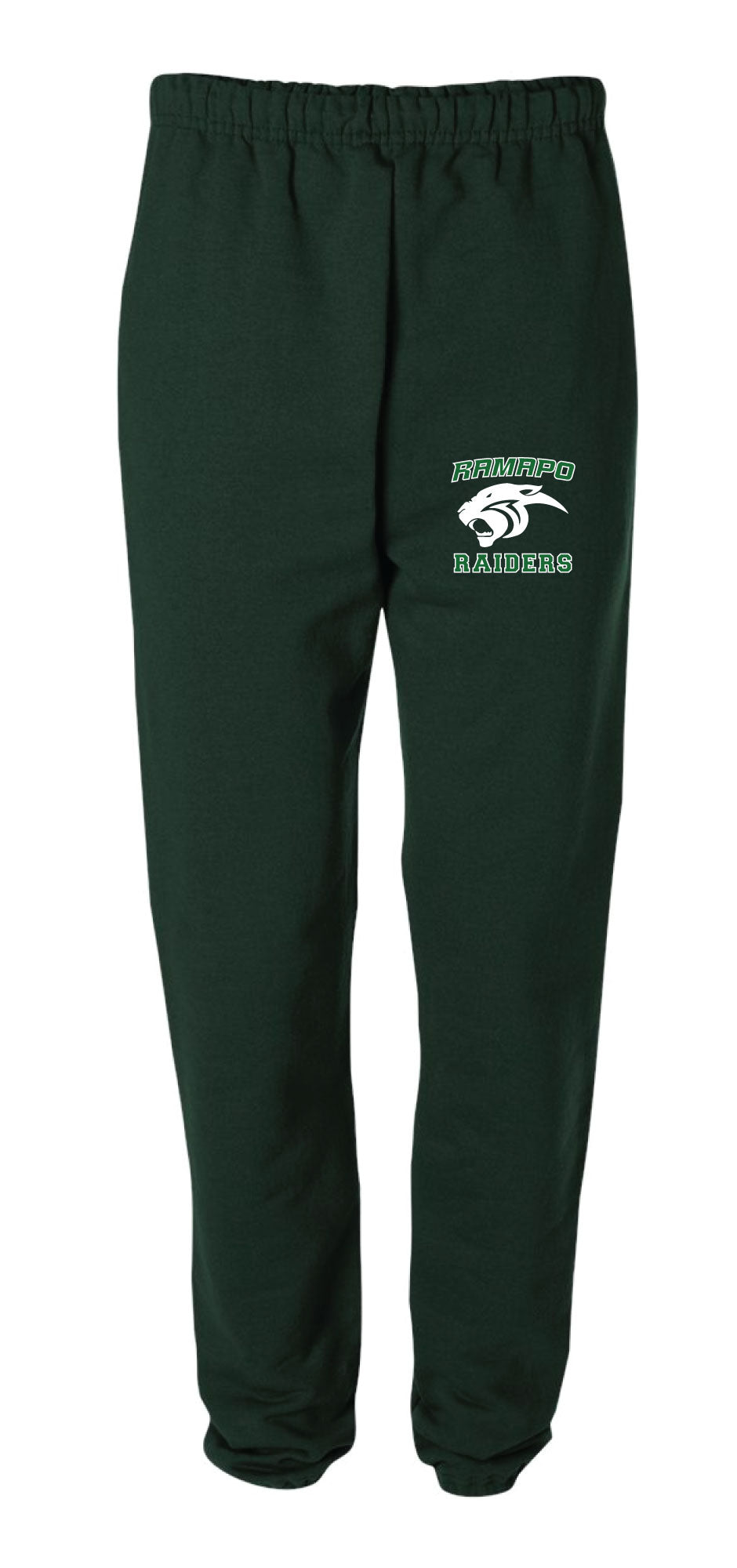 Ramapo Raiders Cotton Sweatpants - Green - 5KounT2018