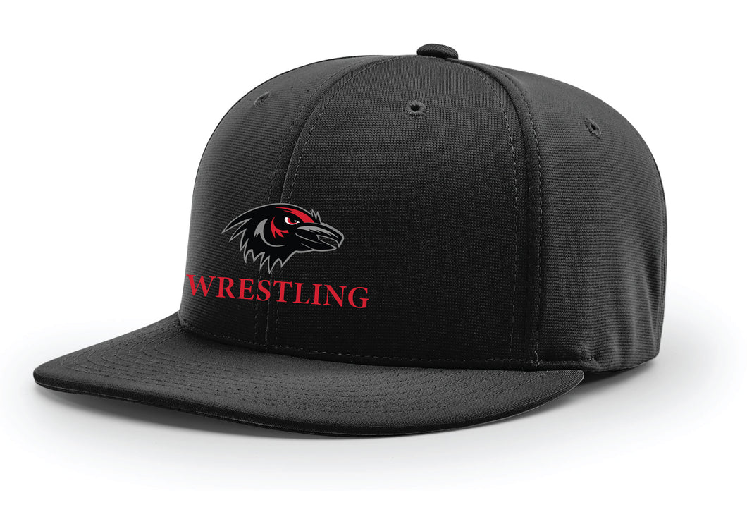 Robbinsville Wrestling Flexfit Cap - Black - 5KounT2018