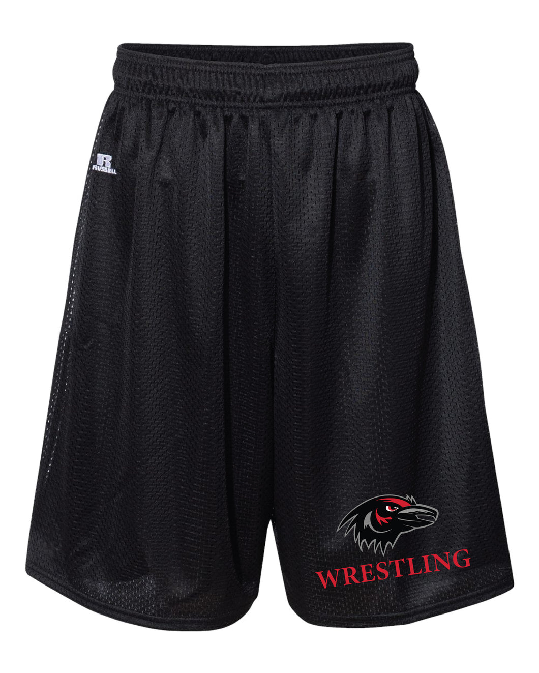 Robbinsville Wrestling Russell Athletic Tech Shorts - Black - 5KounT2018
