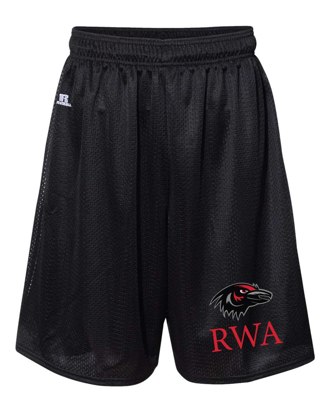 Robbinsville Wrestling Russell Athletic Tech Shorts - Black / Youth - 5KounT2018