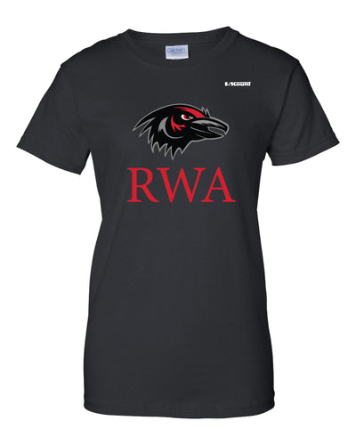 Robbinsville Wrestling Cotton Women's Crew Tee - Black / Youth - 5KounT2018