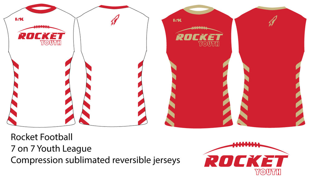 Rocket Football 7-on-7 YOUTH LEAGUE  Reversible Jerseys (Required)