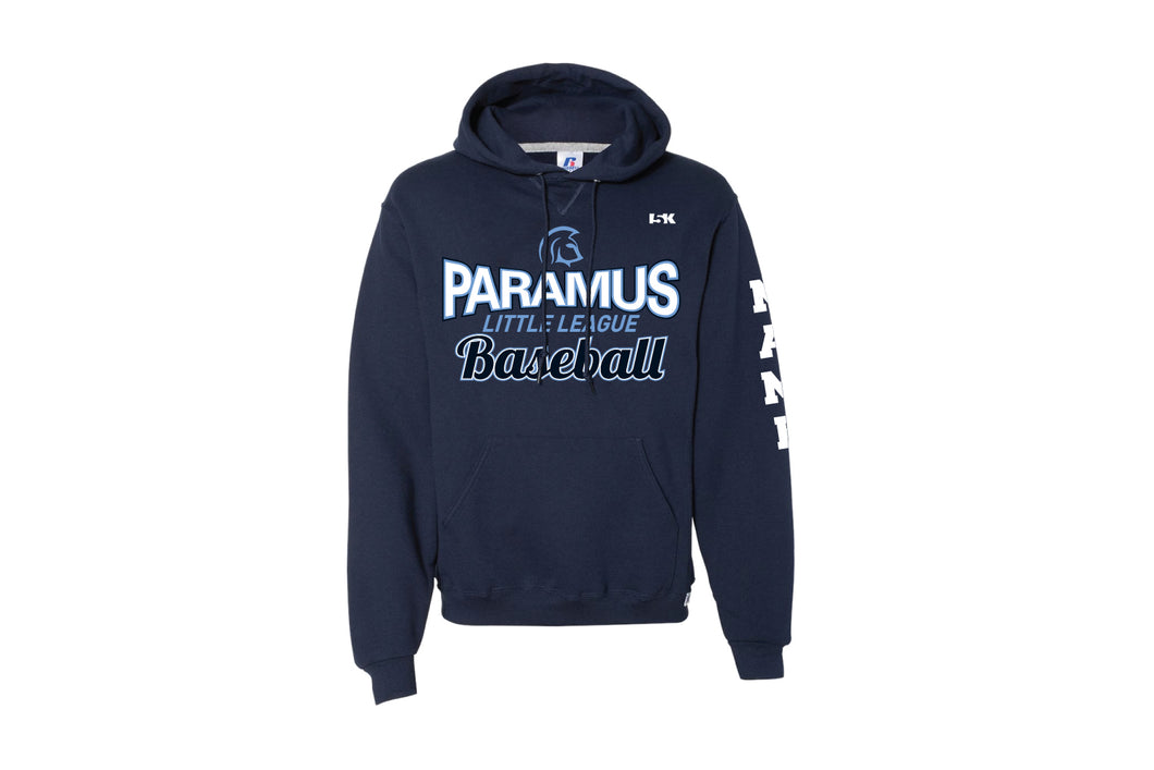 Paramus Baseball Russell Athletic Cotton Hoodie - Navy - 5KounT