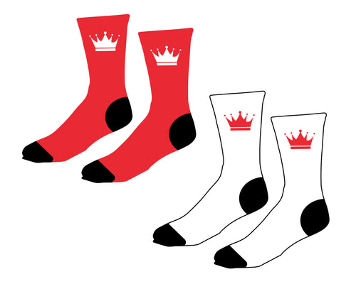 Seatown Kings Sublimated Socks - Red / White - 5KounT2018