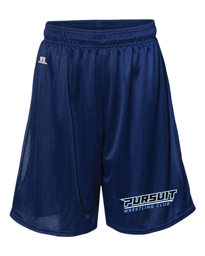 Pursuit Wrestling Club Russell Athletic Tech Shorts - Navy