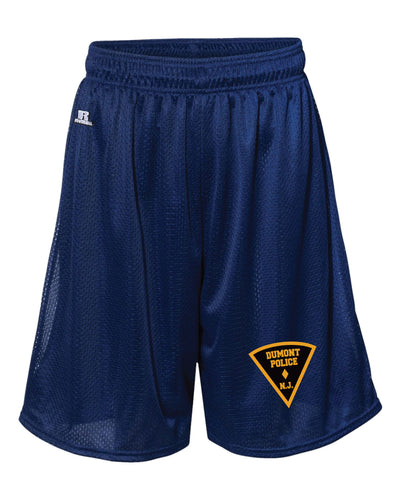 Dumont Police Russell Athletic Tech Shorts - Navy (Design 2) - 5KounT