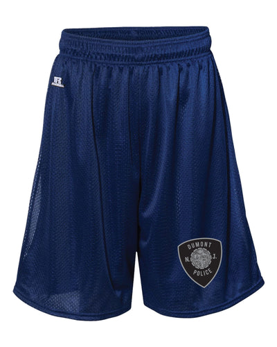 Dumont Police Russell Athletic Tech Shorts - Navy (Design 3) - 5KounT