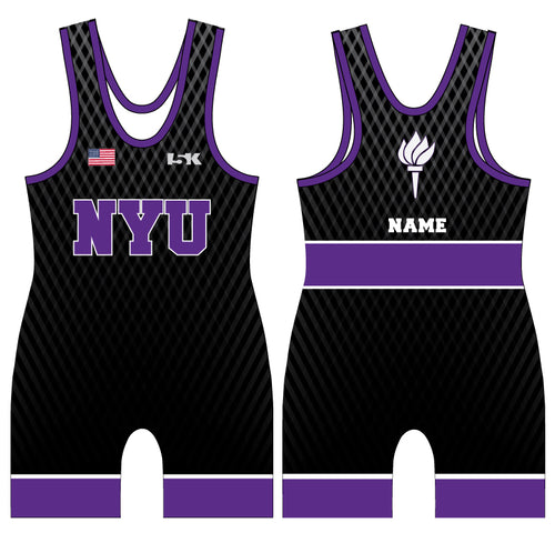 NYU Fan Gear Wrestling Singlet