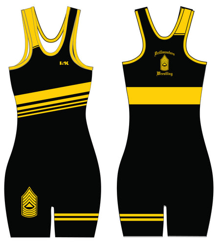 Drill Masters Wrestling Sublimated Women's Singlet - Black - 5KounT