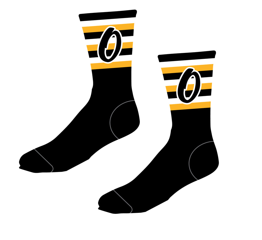 Oradell Baseball Sublimated Socks - Stripes - 5KounT