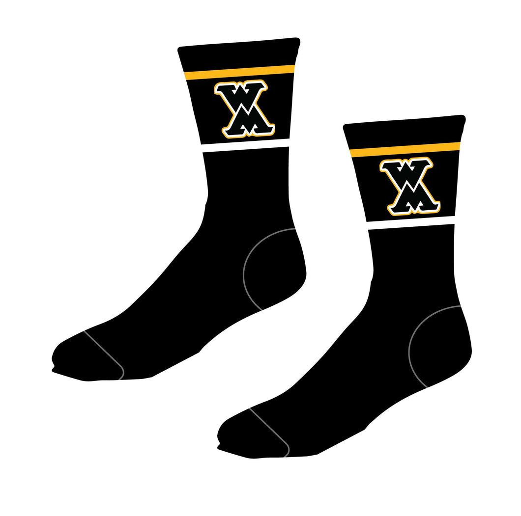 West Marshall Wrestling Sublimated Socks - 5KounT