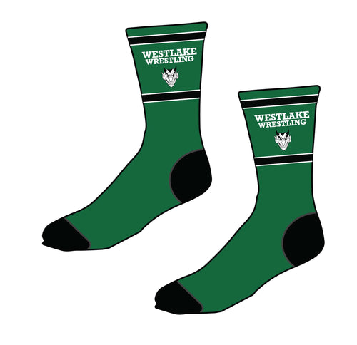 Westlake Wrestling Sublimated Socks
