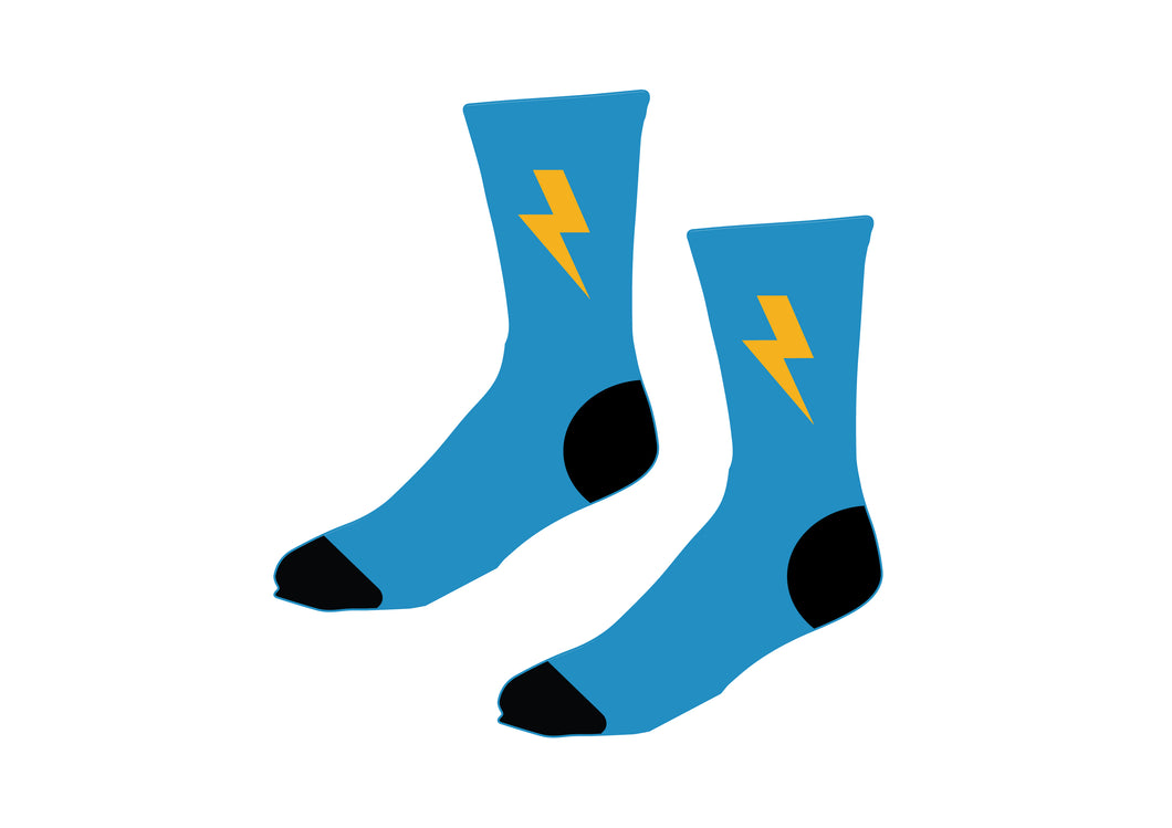 Lightning Lax Sublimated Socks - 5KounT2018