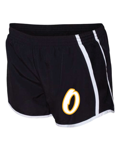 Oradell Softball Athletic Shorts - Black/White - 5KounT