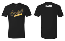 Oradell Softball Cotton Crew Tee - Black - 5KounT