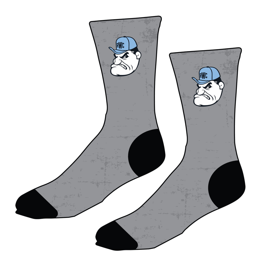 Rebel Wrestling Sublimated Socks - 5KounT2018