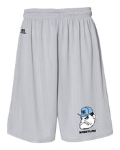 Rebel Wrestling Russell Athletic Tech Shorts - Gray - 5KounT2018