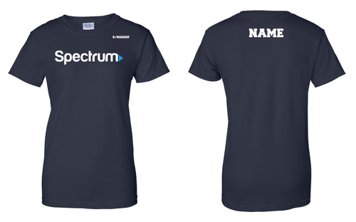 Spectrum Cotton Women's Crew Tee - Navy - 5KounT2018