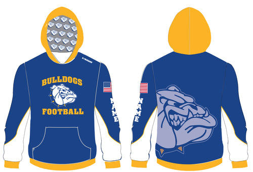 BBYC Bulldogs Football Sublimated Hoodie