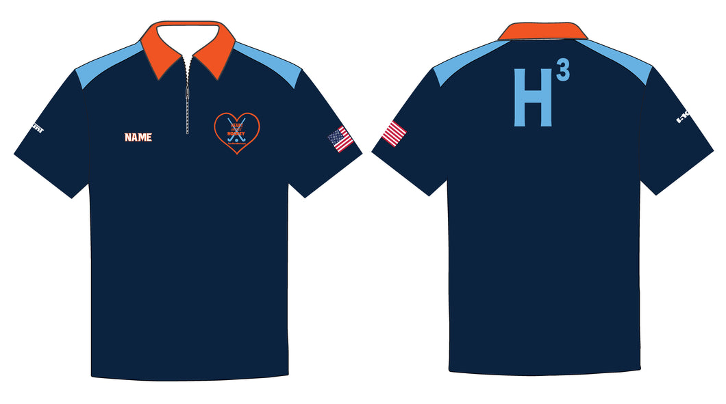 H3 Field Hockey Sublimated Polo Shirt - 5KounT