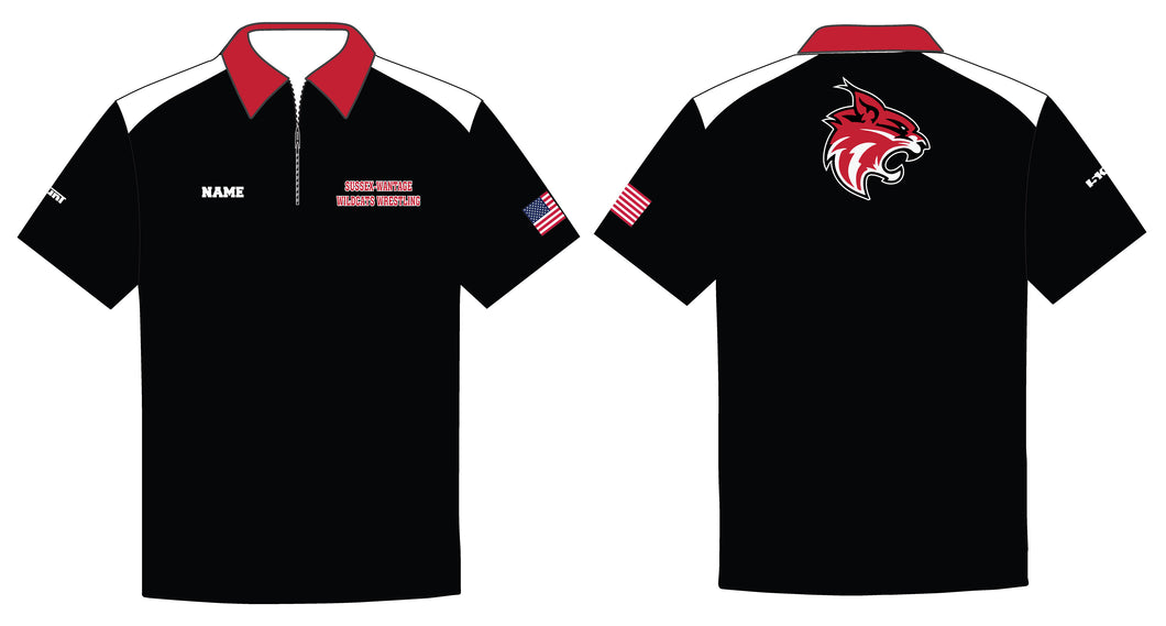 Sussex-Wantage Wrestling Sublimated Polo Shirt - 5KounT