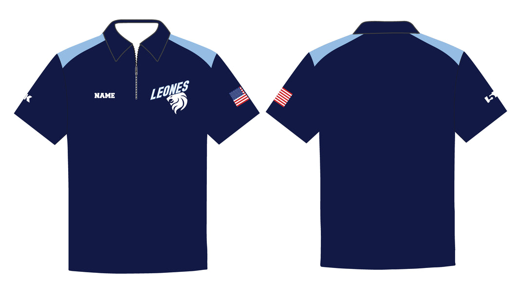 Leones Baseball Sublimated Polo Shirt - 5KounT