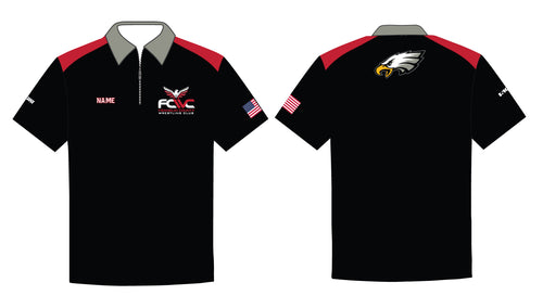 Eagle Wrestling Sublimated Polo Shirt - Design 1 - 5KounT