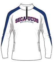 Secaucus High School Wrestling Sublimated Quarter Zip - White