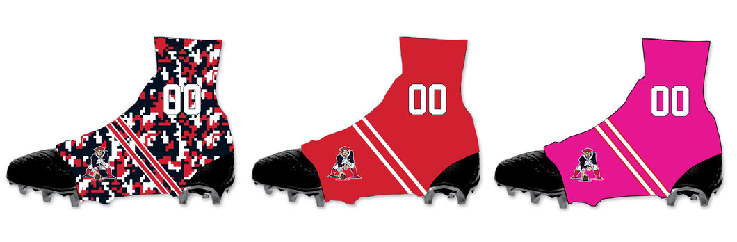 Secaucus Football Sublimated Spats (Cleat Covers) - 5KounT2018