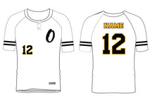 Oradell Baseball Sublimated 2-Button "DRYFIT" Game Jersey (White)
