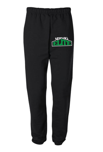 Nebraska Elite Cotton Sweatpants - Black - 5KounT
