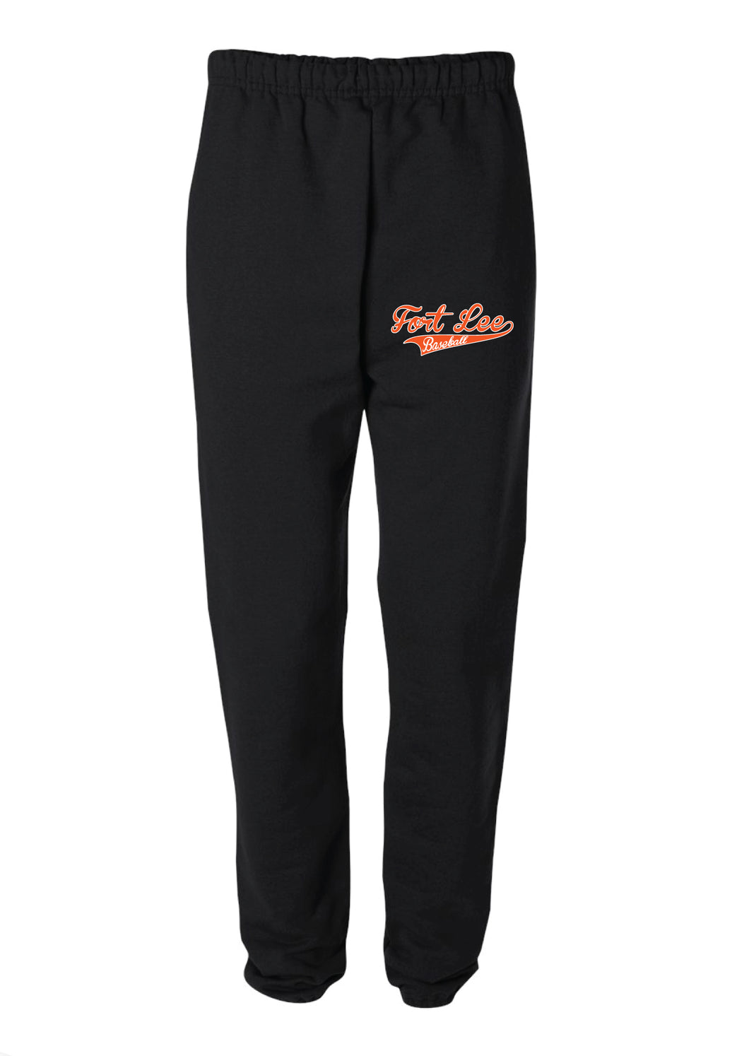 Fort Lee Baseball Cotton Sweatpants - Black - 5KounT
