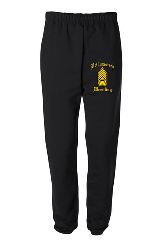 Drill Masters Wrestling Cotton Sweatpants - Black - 5KounT